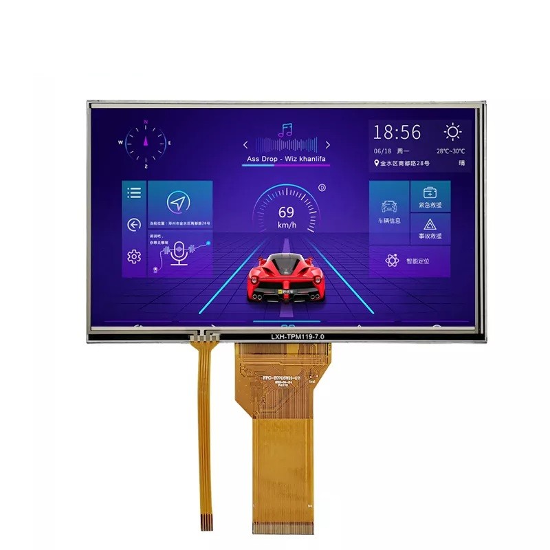RG070QWH-26P 7 inch 800*480 Wide Temperature Resistive Touch Display