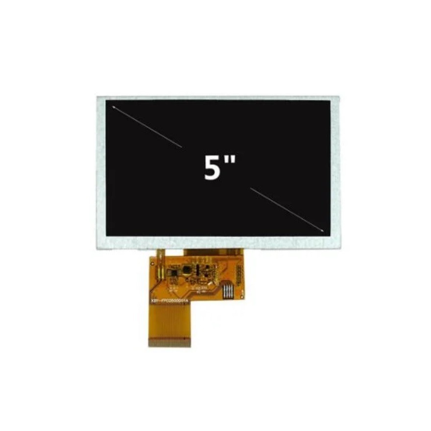 Rg050dqt-01 5inch TFT LCD Screen 480*272 250nit 40pin RGB interface