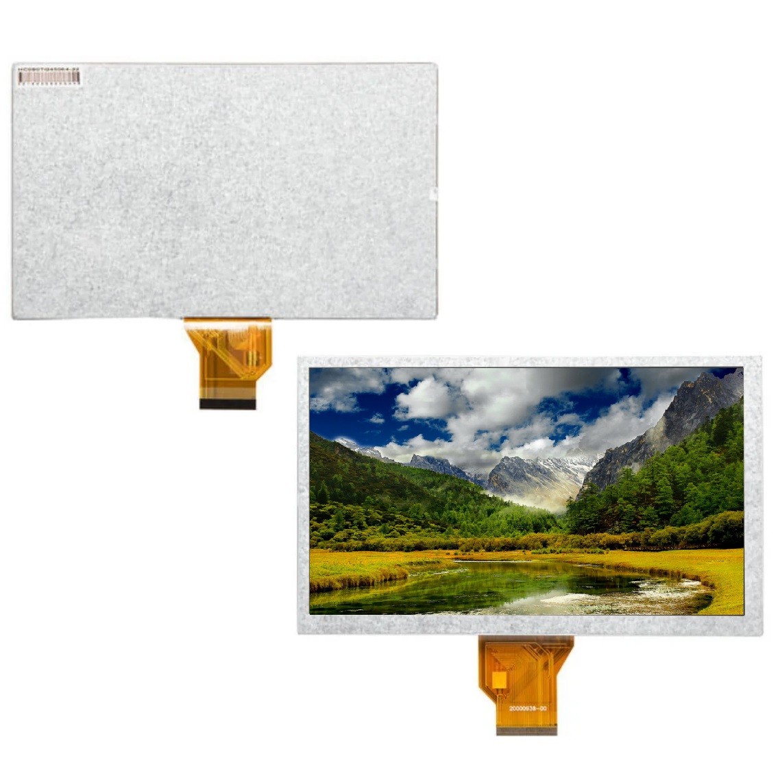 Rg080cqt-07 8inch TFT LCD 800*480 450nit 50pin RGB interface